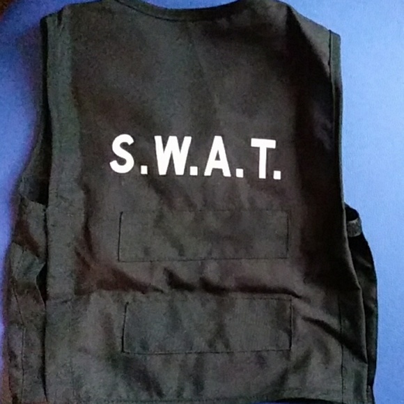 S.W.A.T. Officer Halloween costume size M (8-10) - Picture 5 of 8